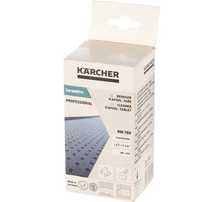 Средство для химчистки RM 760 Tabs (16 табл.) Karcher 6.295-850