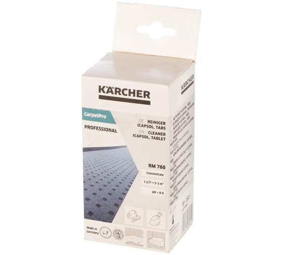 Средство для химчистки RM 760 Tabs (16 табл.) Karcher 6.295-850 1