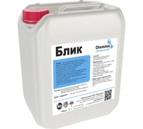 Концентрированное щелочное пенное средство для очистки и обезжиривания твердых поверхностей ХИМИТЭКС Блик, 5 л, БЛ008/5ЛК