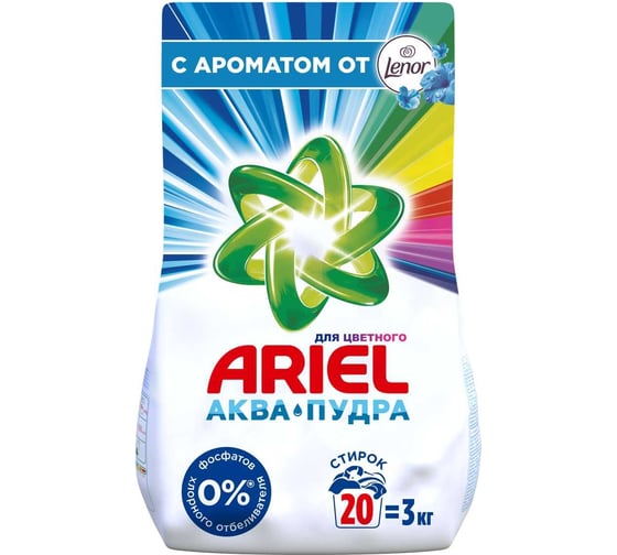 Стиральный порошок автомат ARIEL Ленор эффект 3кг 5413149601413 0001220312
