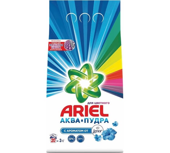 Стиральный порошок автомат ARIEL Ленор эффект 3кг 5413149601413 0001220312 1