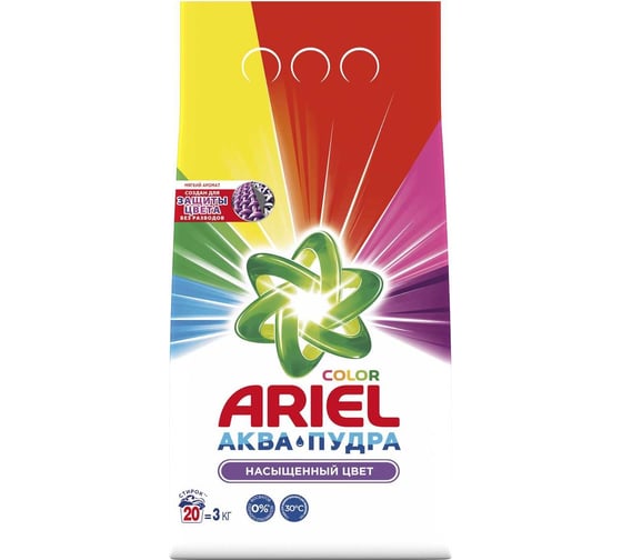 Стиральный порошок автомат ARIEL Color 3кг 5413149333437 0001220396 16100628