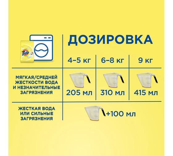 Порошок Tide СМС автомат для чувствительной кожи 6 кг 737104