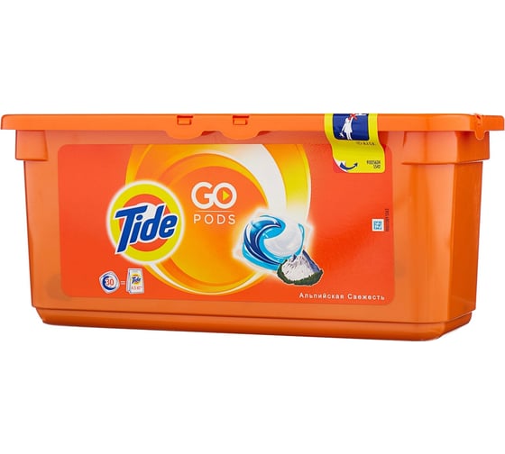 Жидкий порошок в капсулах Tide Альпийская свежесть 30 капсул 24,8г 4015400892311 1230180