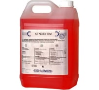 Жидкое мыло Kenolux KENODERM CID LINES 5 л, прозрачное, с дезинфицирующим эффектом, канистра 1/4 CD-007