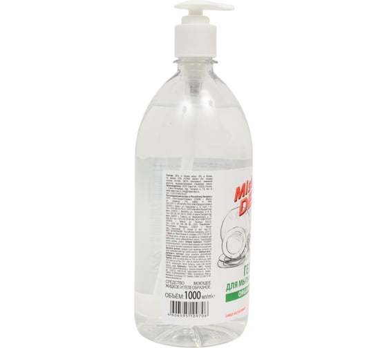 Гель для мытья посуды Mister Dez ORGANIC OIL, 1л с дозатором 1735