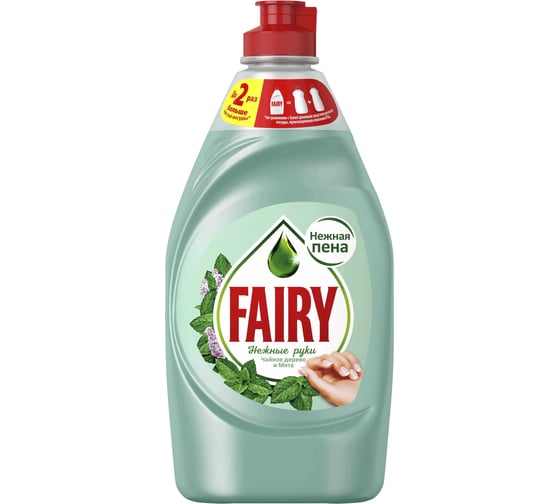 Средство для мытья посуды Fairy Чайное дерево и мята, 450 мл 0001009618 1