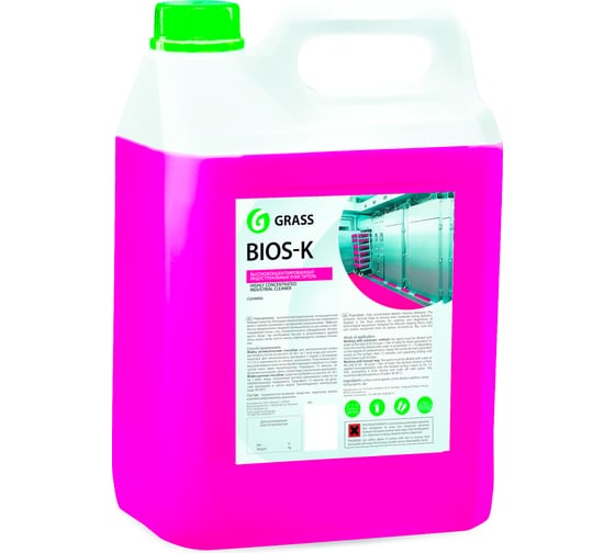 Индустриальный очиститель и обезжириватель 6 кг Grass BIOS – K 270101