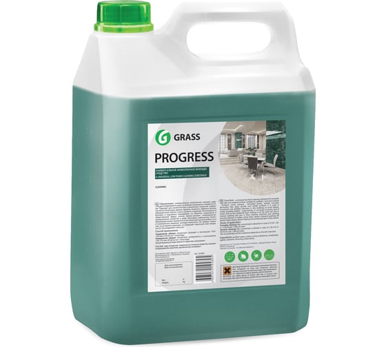 Универсальное низкопенное моющее средство 5 кг Grass PROGRESS 211401 1