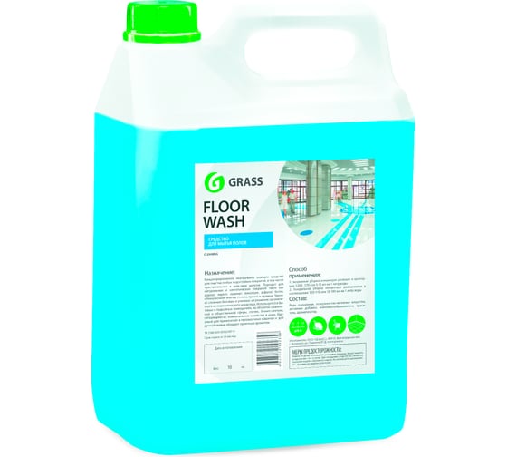 Нейтральное средство для пола 10 кг Grass Floor Wash 250112 1