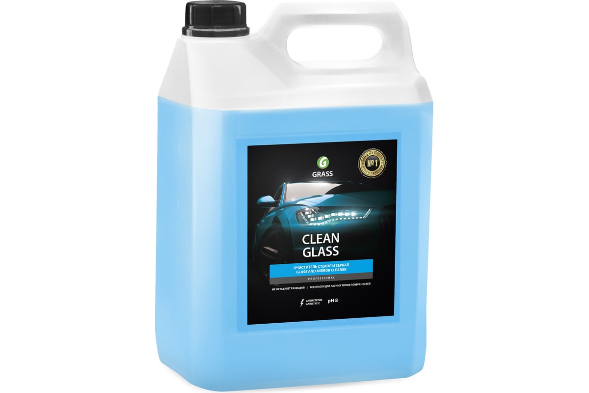 Очиститель стекол и зеркал Grass Clean Glass 5 кг 133101 - выгодная цена,  отзывы, характеристики, фото - купить в Москве и РФ