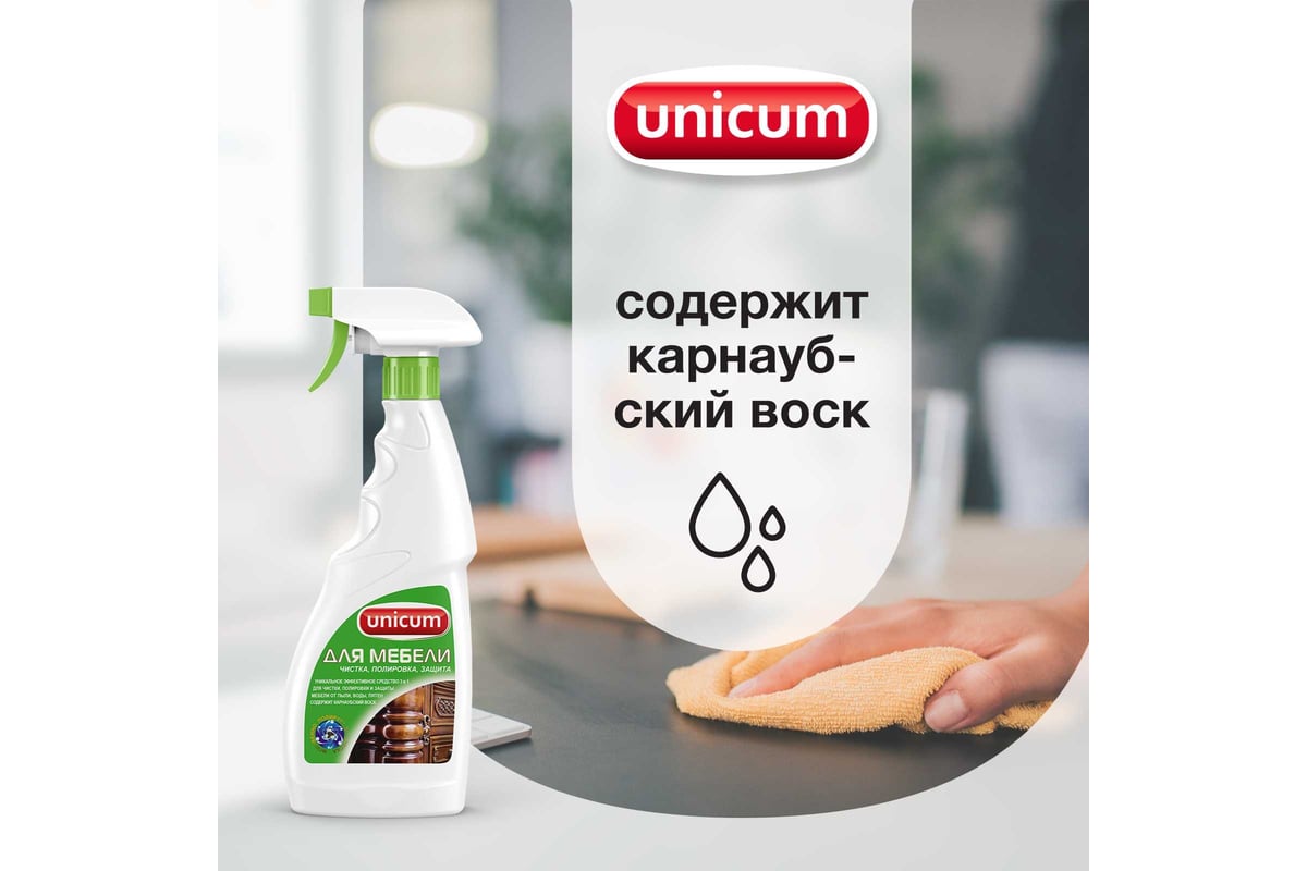 Unicum полироль для мебели