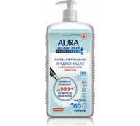 Антибактериальное мыло-крем AURA Pro Expert 1 л, с антисептическим эффектом, дозатор 607556