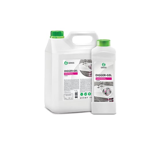 Гель для чистки труб GRASS Digger-Gel 1 л 125205 1