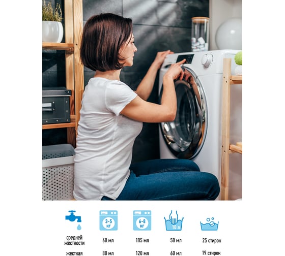Гель-концентрат для белых вещей GRASS ALPI 1.5 л 112602