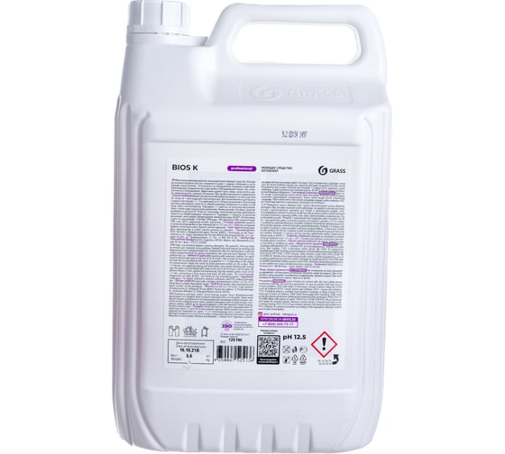 Моющее средство от жира нагара копоти Grass BIOS K  5л 125196