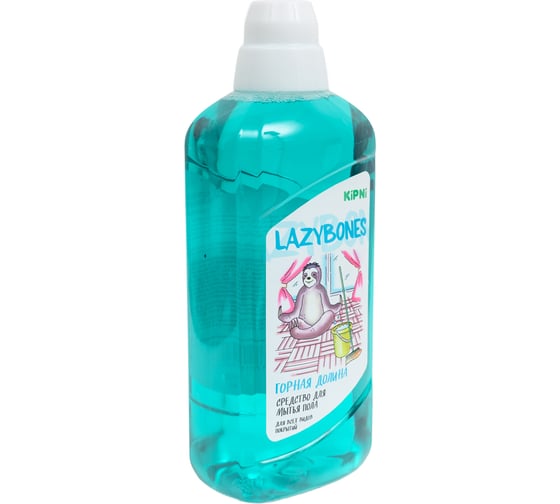 Средство для мытья пола KIPNI "Горная долина", 1 л. с мерным колпачком 4607059913747 1