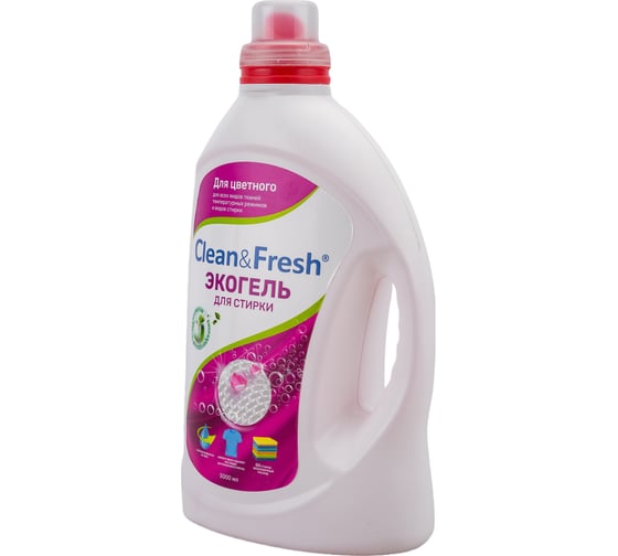 Гель для стирки Clean&Fresh color, 3 л Cl63000c