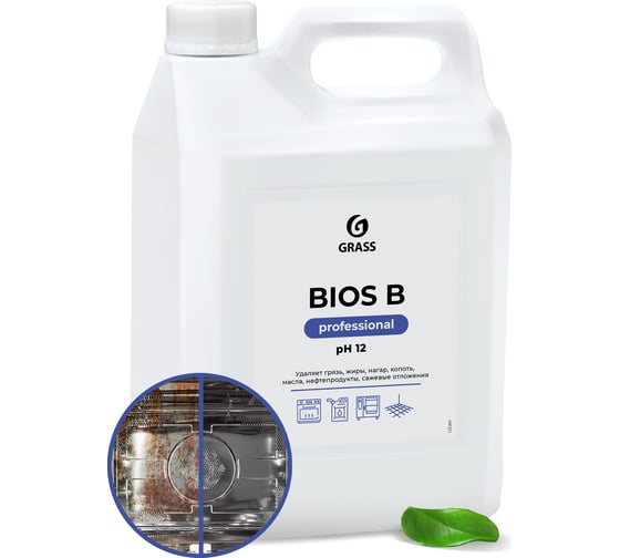 Индустриальный очиститель и обезжириватель на водной основе Bios-B (5.5 кг) Grass 125201