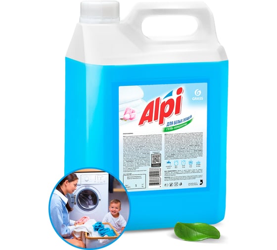 Универсальный гель для стирки GRASS ALPI 5 л средство концентрат 125187