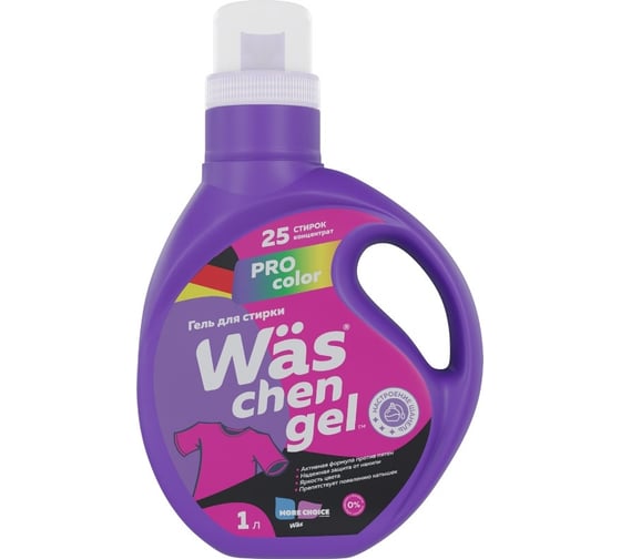Гель для стирки цветного белья More Choice Wäs chen gel Color 1л WgC1