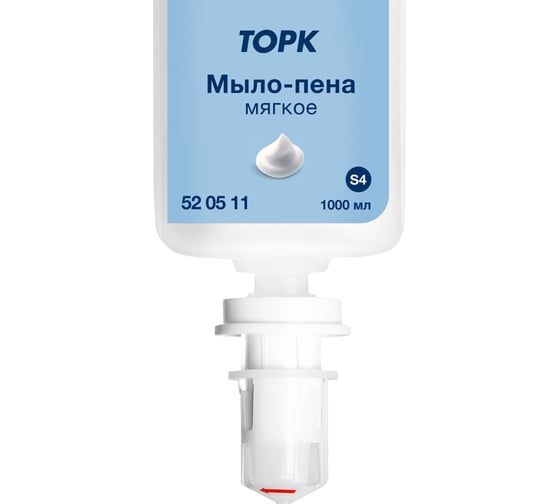Жидкое мягкое мыло-пена TORK Advanced 1 л, S4 520511 25529