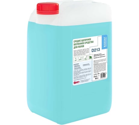 Среднещелочное беспенное средство для полов АиС BIOSOAP Proffecional / D213 20л 9060188