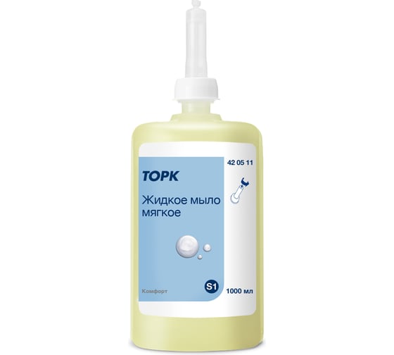 Жидкое мыло-крем для рук TORK Advanced 1 л., S1 арт.420511 25526
