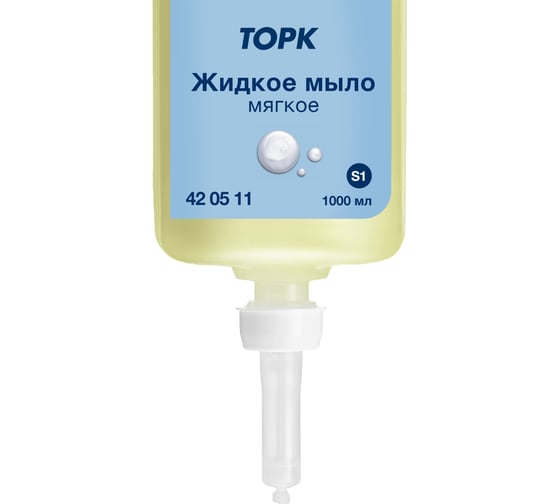 Жидкое мыло-крем для рук TORK Advanced 1 л., S1 арт.420511 25526