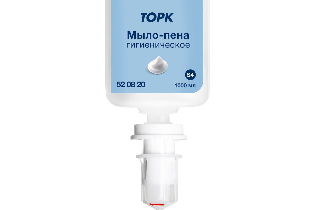 Жидкое мыло-пена TORK Advanced гигиеническое, 1 л., S4 арт. 520820 ...