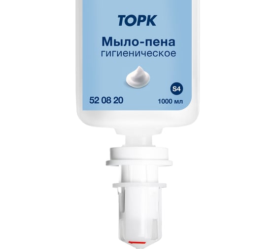 Жидкое мыло-пена TORK Advanced гигиеническое, 1 л., S4 арт. 520820 25530