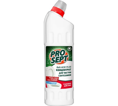 Средство усиленного действия PROSEPT Bath Acid Plus для удаления ржавчины и минеральных отложений 1 л 113-1