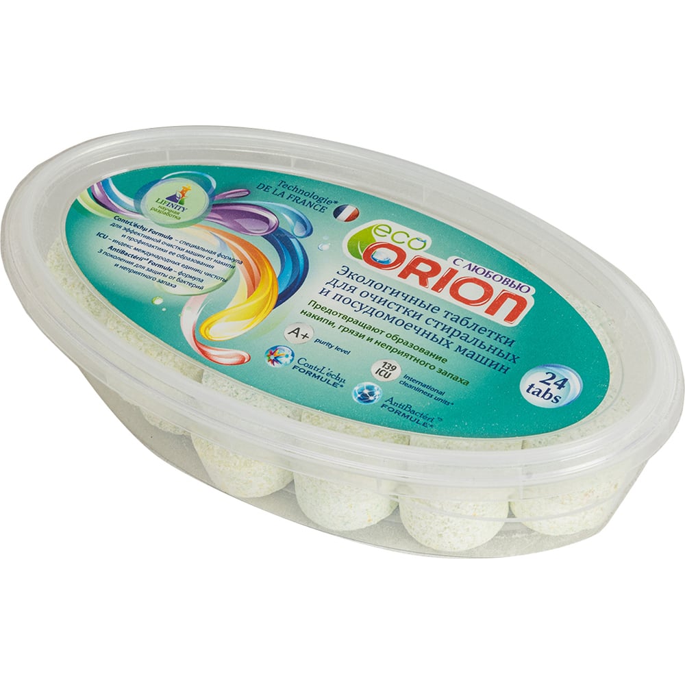 Средства для уборки ORION Био-таблетки очищающие для стиральных и ...
