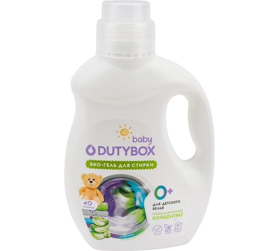 Гель-концентрат для стирки DUTYBOX детский "Алоэ вера" (40 стирок), 1 л db-5150