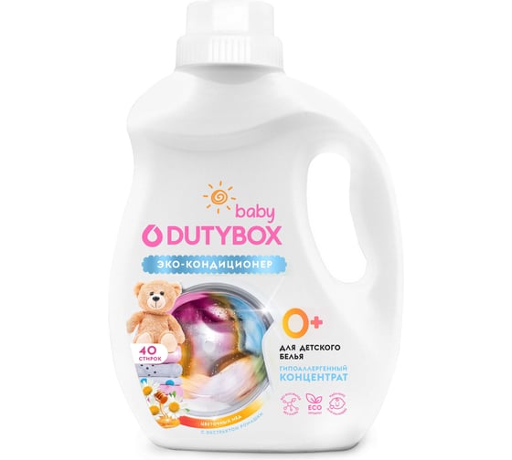 Кондиционер-концентрат для белья DUTYBOX детский "Цветочный мед" (40 стирок), 1 л db-5151 1