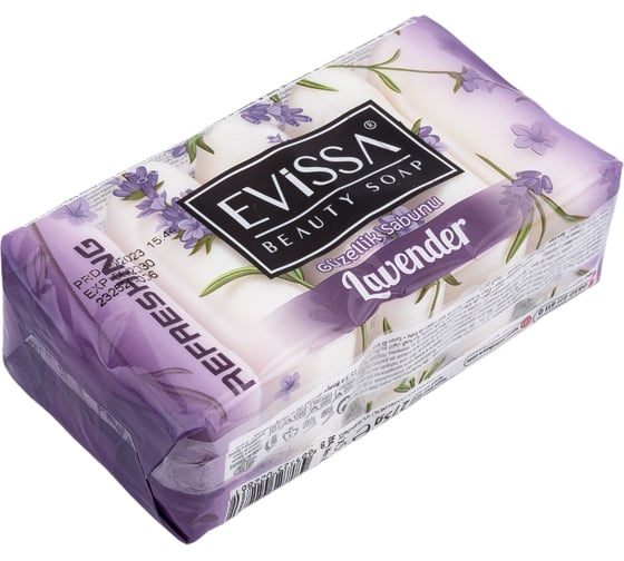 Туалетное мыло EVISSА ecopack 5x55 гр., лаванда М2861