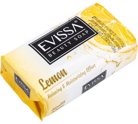 Туалетное мыло EVISSА в картонной упаковке, 100 гр., лимон М5015