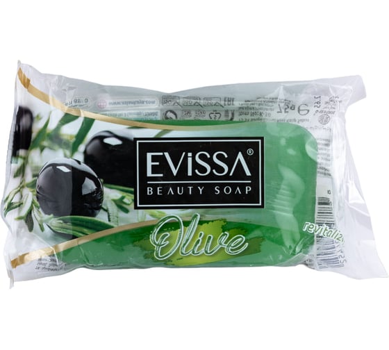  Глицериновое мыло EVISSА прозрачный флоупак,  75 гр., Оливковое масло М4452
