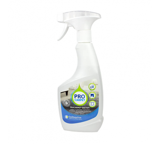 Моющее средство для чистки ковров и ковровых покрытий БиоМикроГели ProCarpet 0.5л, триггер П10-0050ПТ 1