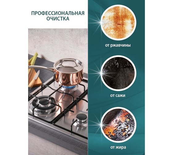 Очиститель металла от сажи, ржавчины и жира Веселый трубочист profi 500мл 00-00001682