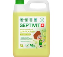 Гель для посуды SEPTIVIT "Ледяной Лайм", 5л 102_5 27942986