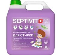 Гель для стирки SEPTIVIT "Сильнозагрязненные вещи", 3л 128_3