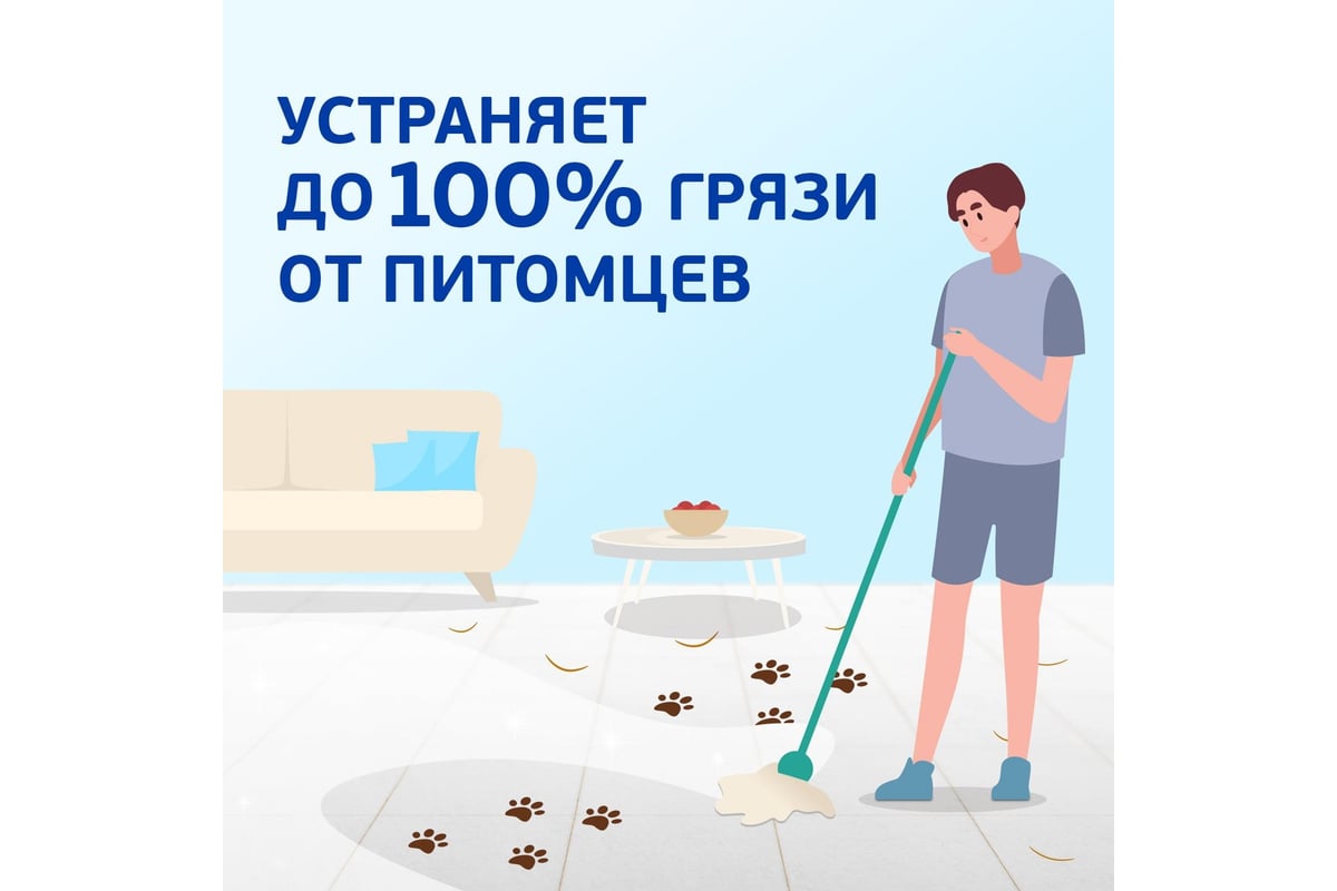 Средство для мытья полов и стен MR PROPER Свежий цитрус, 500мл