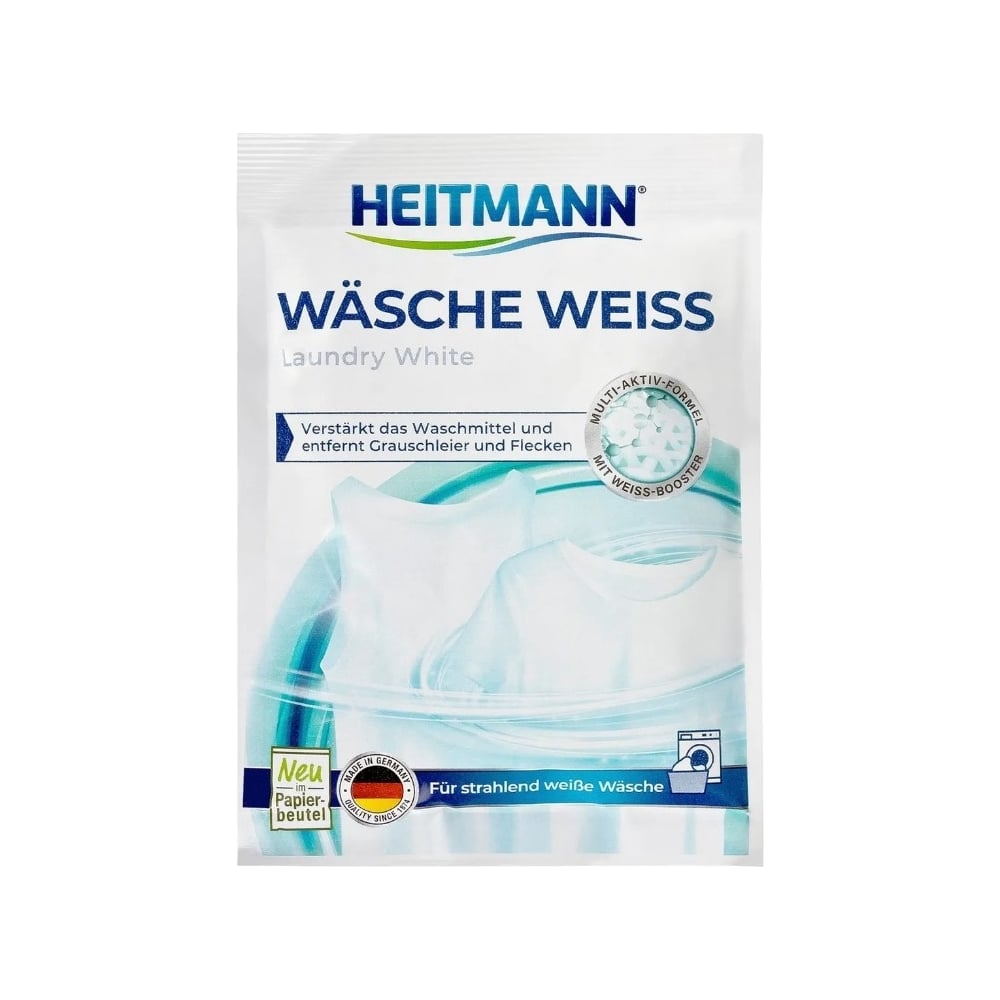 Отбеливатель для белого белья HEITMANN Wasche Weiss 50 гр. 3512 - выгодная  цена, отзывы, характеристики, фото - купить в Москве и РФ