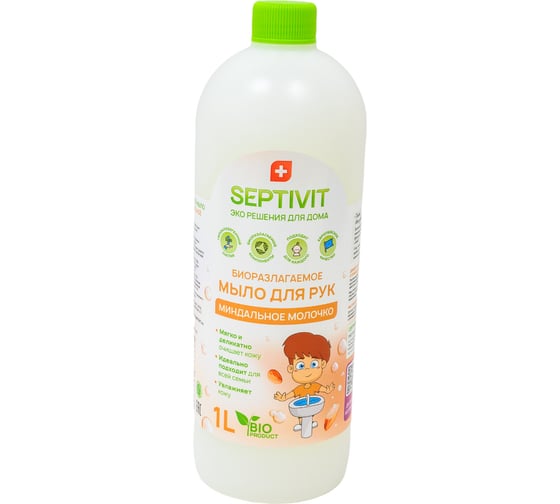 Мыло SEPTIVIT "Миндальное Молочко", 1л 182