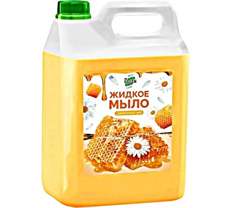 Увлажняющее жидкое мыло MR.GREEN Цветочный мед, 5 л ПНД 73111
