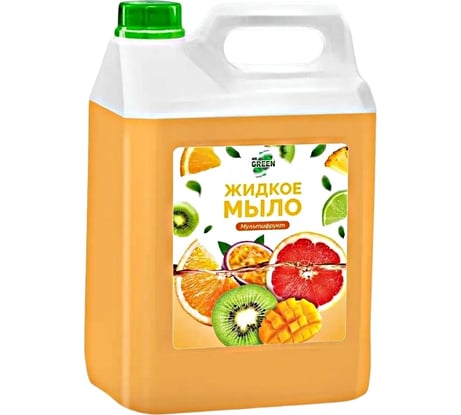 Увлажняющее жидкое мыло MR.GREEN Мультифрукт, 5 л ПНД 72909
