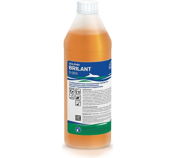 Средство для ухода за полом DOLPHIN "Brilant" 1 л арт. 9109