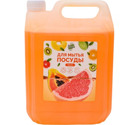 Средство для мытья посуды MR.GREEN Тропи, 5 л ПНД 41942