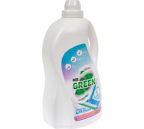 Средство для мытья полов MR.GREEN Bio system усиленная формула, 2 л ПНД 70288